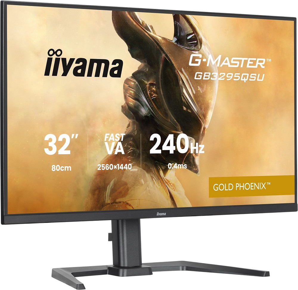 iiyama G-MASTER GB3295QSU-B1 Computerbildschirm 80 links