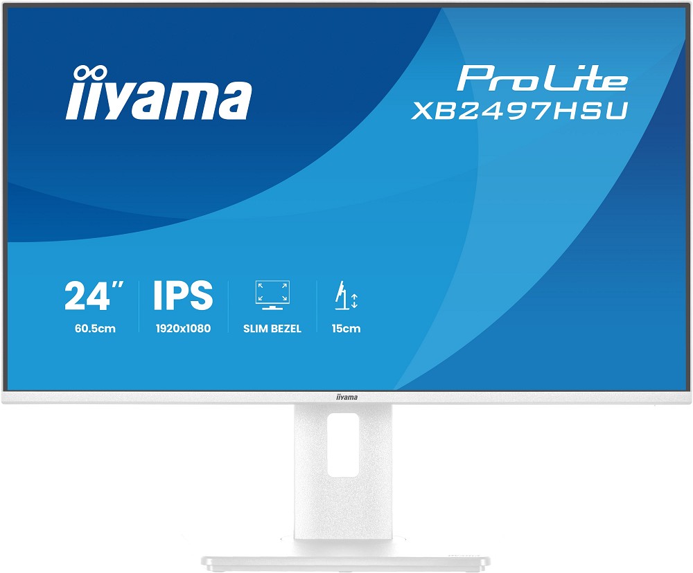 iiyama ProLite XB2497HSU-W1 Computerbildschirm 60, links