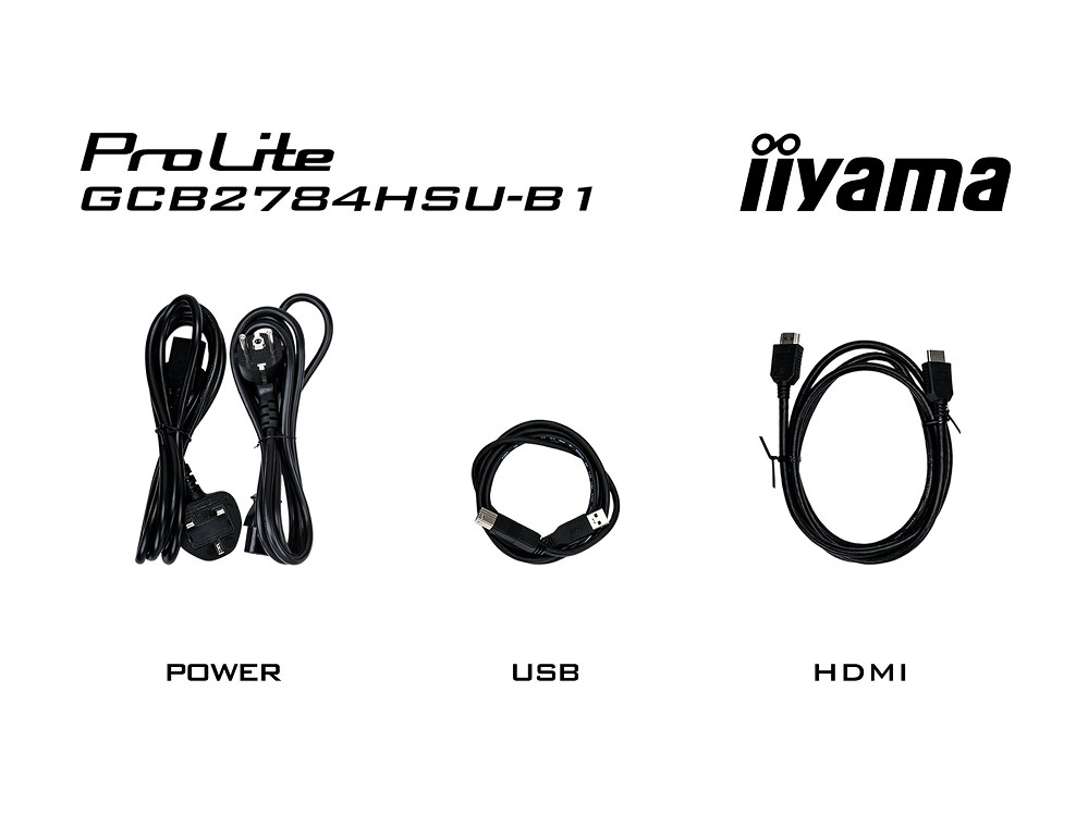 Iiyama G-MASTER Red Eagle GCB2784HSU-B1 - LED-Moni hinten