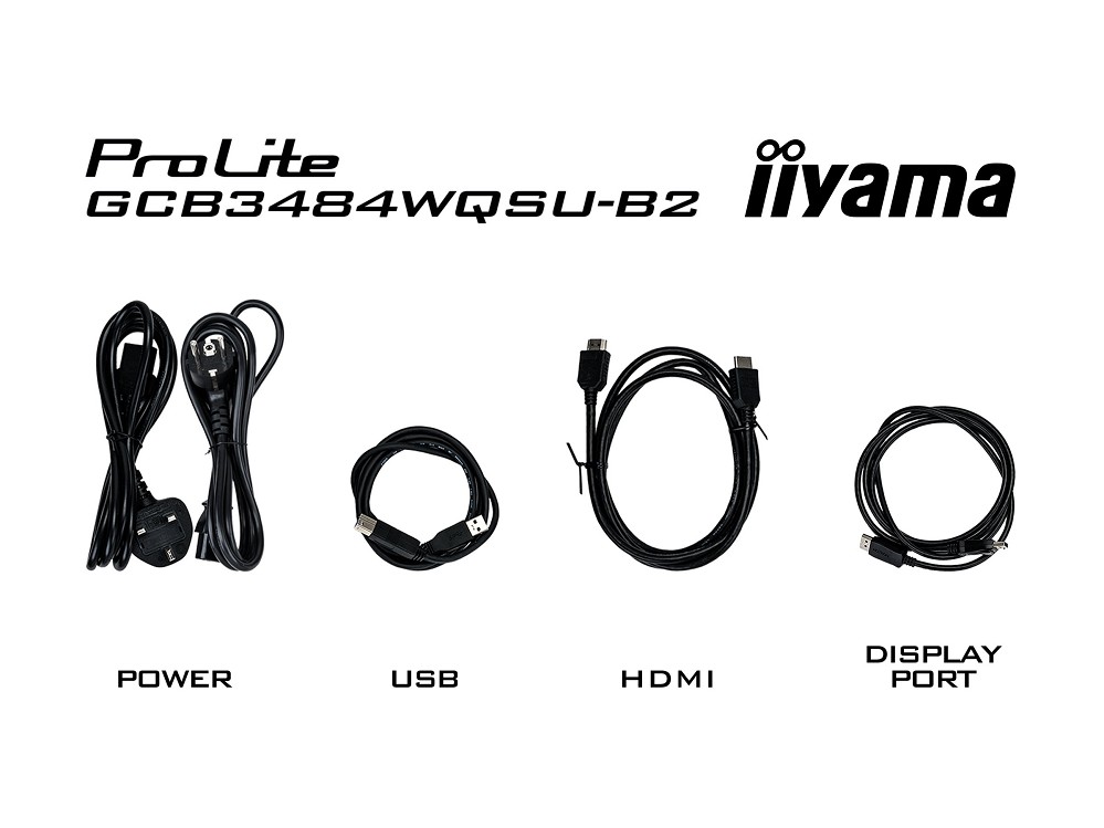 Iiyama G-MASTER Red Eagle GCB3484WQSU-B2 - LED-Mon hinten