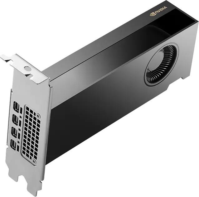 PNY RTX 2000 Ada Generation, 16GB GDDR6, 4x mDP, Smallbox unten