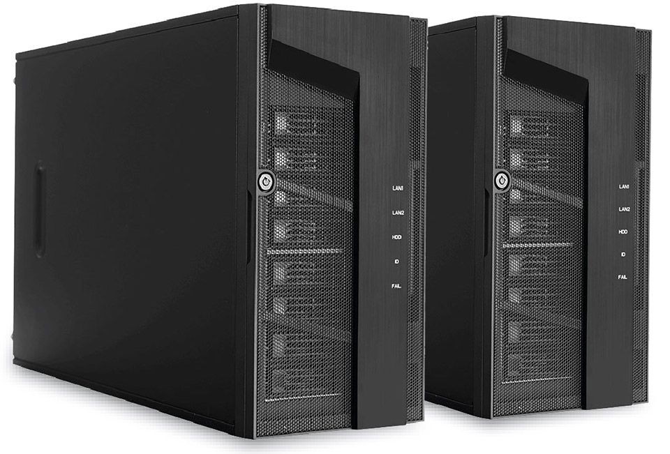 bluechip SERVERline T30352r Collax HA-Edition, 2x Tower, je AMD E 884
