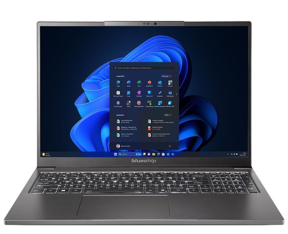 bluechip TRAVELline U16W1 – 16", Intel Core Ultra