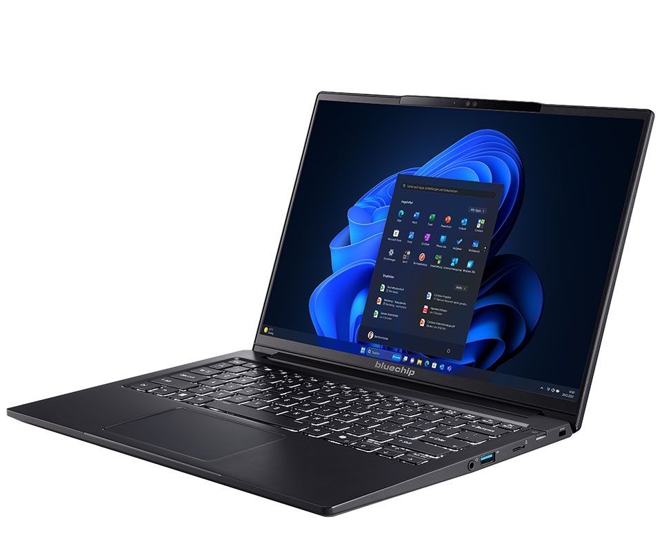 bluechip TRAVELline U16W1 – 16", Intel Core Ultra links