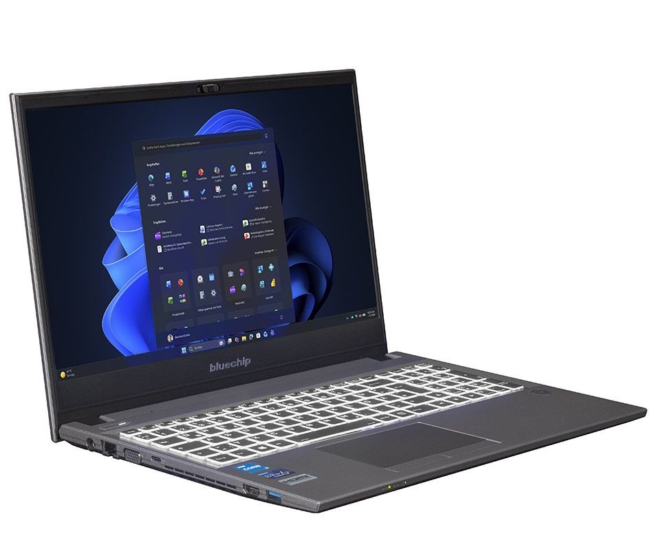 bluechip TRAVELline L15W20, 15,6", Intel Core i5-1335U, 16 G hinten
