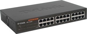 D-Link DGS-1000 Desktop Gigabit Switch, 24x RJ-45 rechts