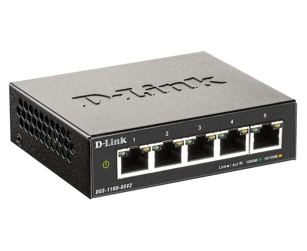 D-Link DGS-1100-05V2 Netzwerk-Switch Managed L2 Gi links