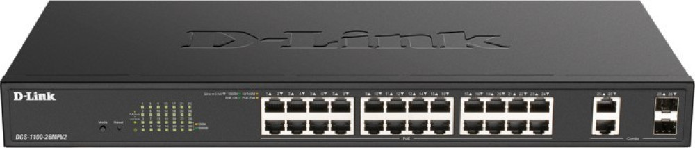 D-Link DGS-1100 Rackmount Gigabit Smart Switch, 22