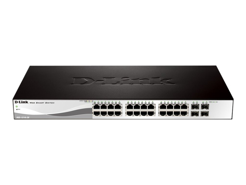 D-Link Web Smart DGS-1210-28 - Switch - 28 Anschlü