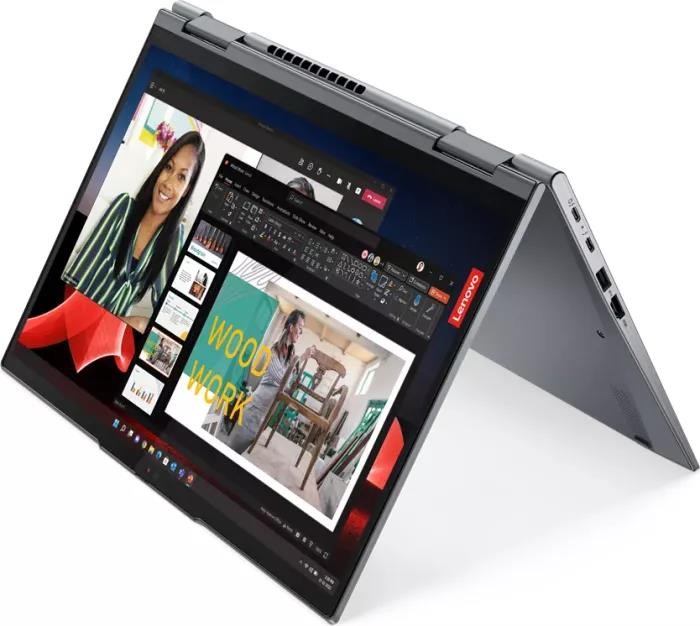Lenovo Campus ThinkPad X1 Yoga G8 Storm Grey, i5-1 hinten