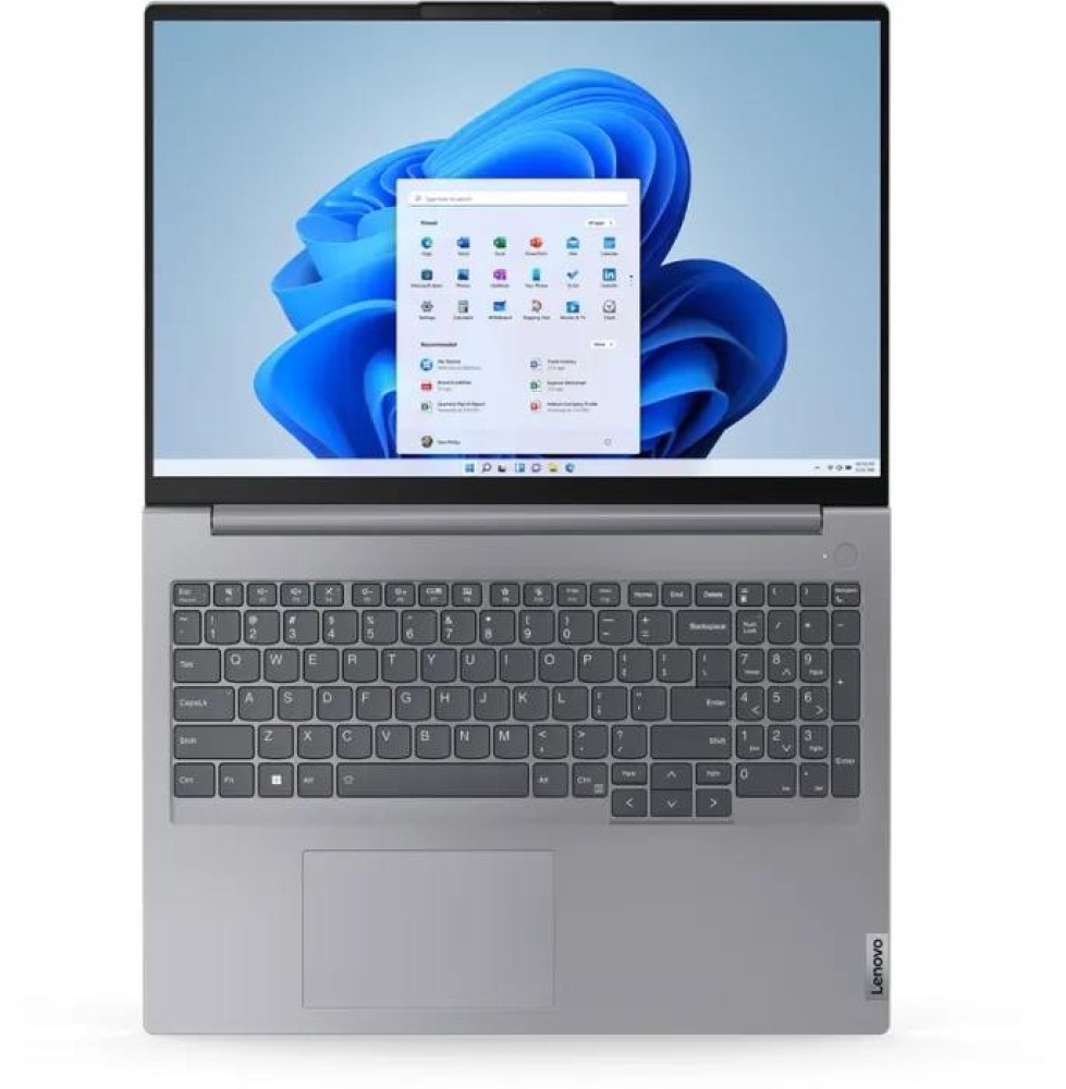 Lenovo Campus ThinkBook 16 G6 ABP Arctic Grey, Ryzen 7 7730U hinten