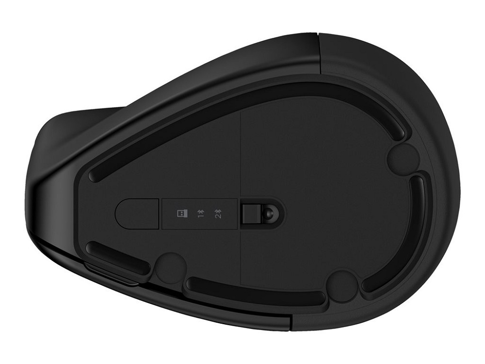 HP 925 - vertikale Maus - 2.4 GHz, Bluetooth 5.3 - Schwarz innen