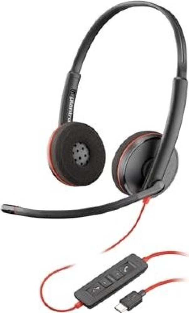 HP Poly Blackwire 3220 Stereo USB-C-Headset +USB-C/A Adapter (Pac 851