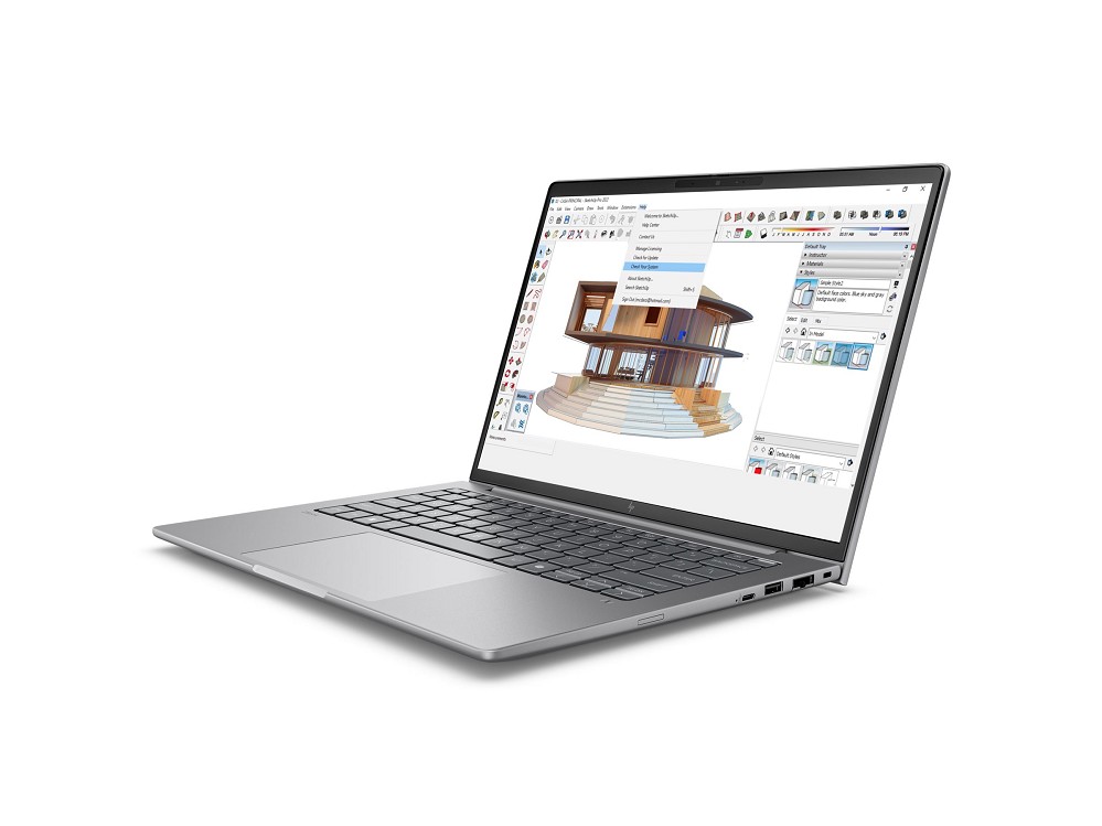 HP ZBook 8 G1i Mobile Workstation - Intel Core Ult hinten