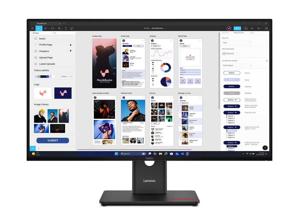 Lenovo ThinkVision T32UD-40 - LED-Monitor - 81.3 c