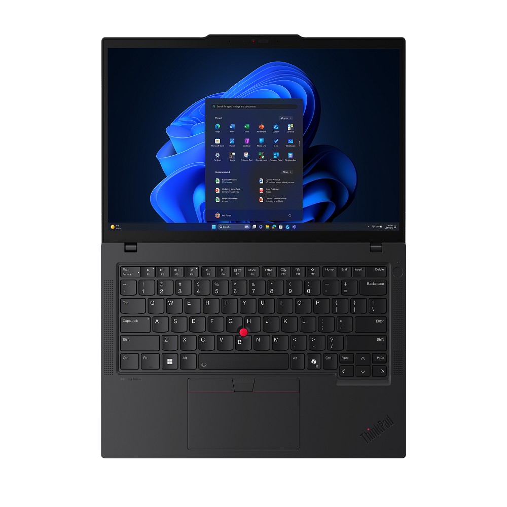 Lenovo ThinkPad T14 Gen 6 (Intel) Copilot+ PC Inte vorn rechts