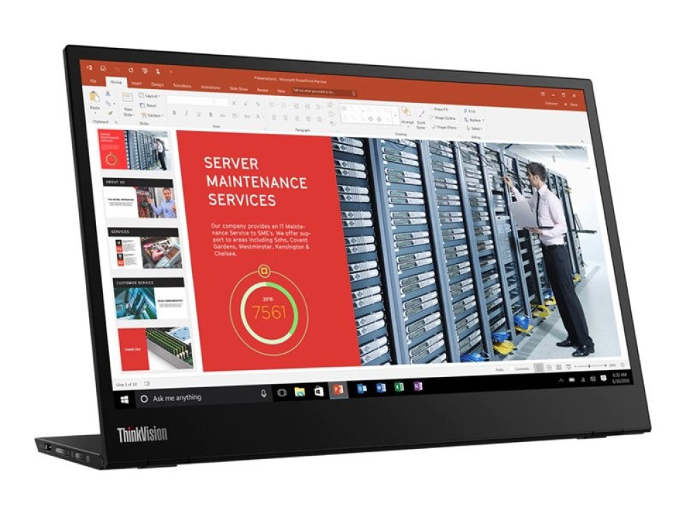 Lenovo ThinkVision M14 (2019), 14" *Open Box* hinten