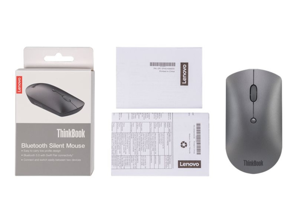 Lenovo ThinkPad Silent - Maus - Bluetooth 5.0 - Ir links