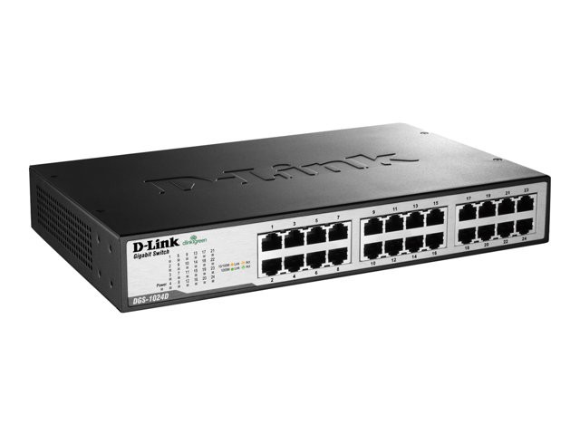 D-Link DGS 1024D - Switch - 24 Anschlüsse  vorne