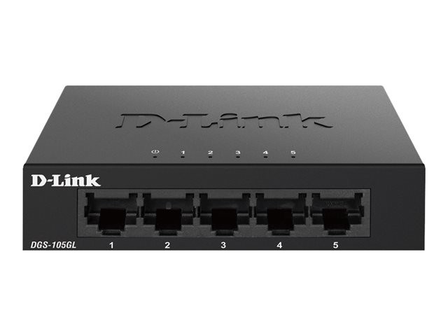 D-Link DGS 105GL - Switch - 5 Anschlüsse - unmanag