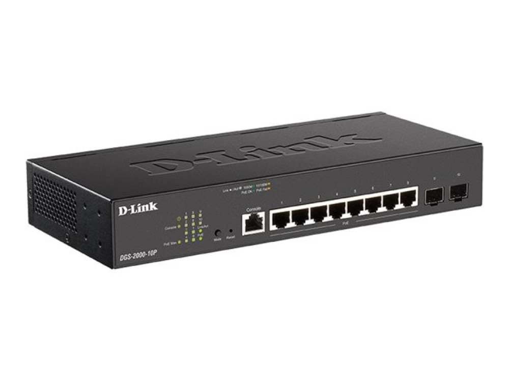 D-Link DGS 2000-10P - Switch - 10 Anschlüsse - man