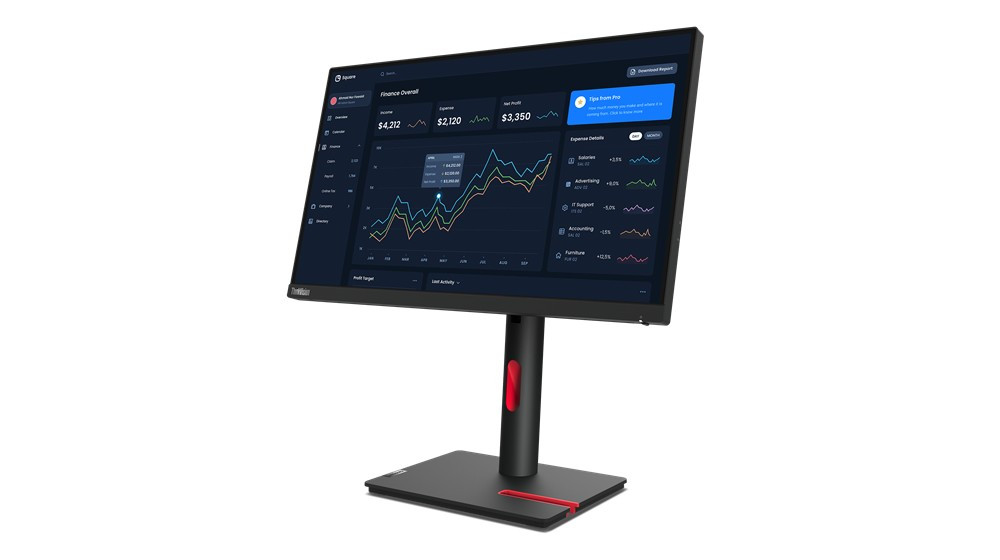 Lenovo ThinkVision T22i-30 54,6 cm (21.5 Zoll) 192 hinten