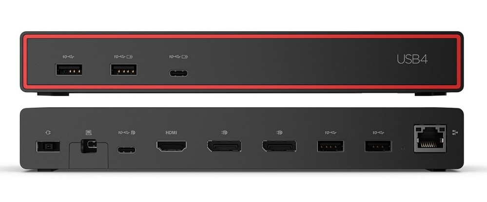 LENOVO Campus ThinkPad USB4 Dock 5000 - Germany hinten