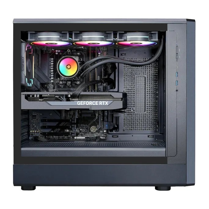 Hyrican Gamemax Claw BK 8091, Midi-Tower, AMD Ryzen 7 9700X, hinten