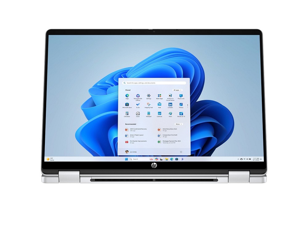 HP OmniBook 5 Flip 14, 14 Zoll WUXGA IPS Touch 2-in-1, Intel hinten