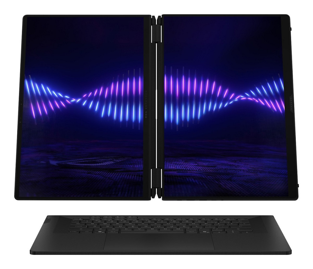 ASUS ROG Zephyrus Duo GX651AX, Dual 16" 3K OLED, Intel Core  hinten