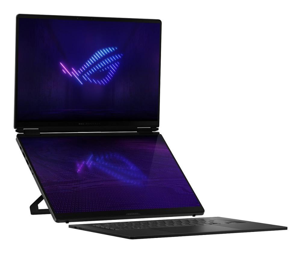 ASUS ROG Zephyrus Duo GX651AX, Dual 16" 3K OLED, Intel Core  rechts