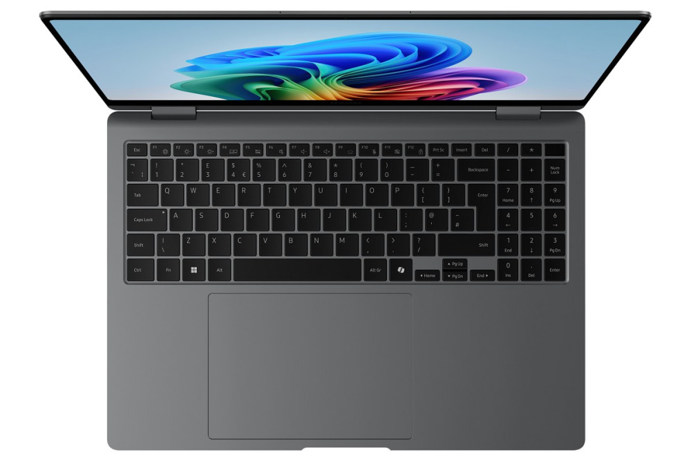 Samsung Galaxy Book5 Pro 360 16" Intel Core Ultra hinten