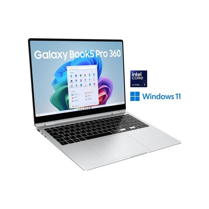 Samsung Galaxy Book5 Pro 360 - 16", Intel Core Ult hinten