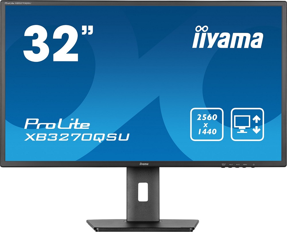 iiyama ProLite XB3270QSU-B1 Computerbildschirm 80 hinten