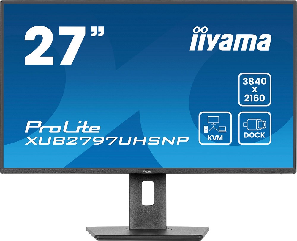 iiyama ProLite XUB2797UHSNP-B1 Computerbildschirm hinten