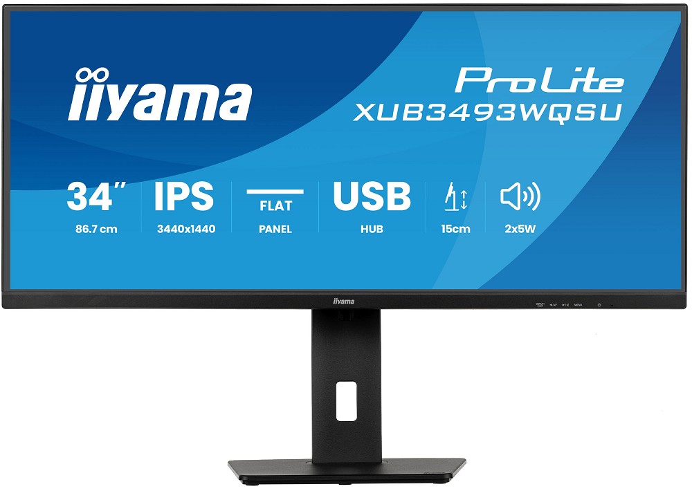 iiyama ProLite XUB3493WQSU-B6 Computerbildschirm 8 hinten