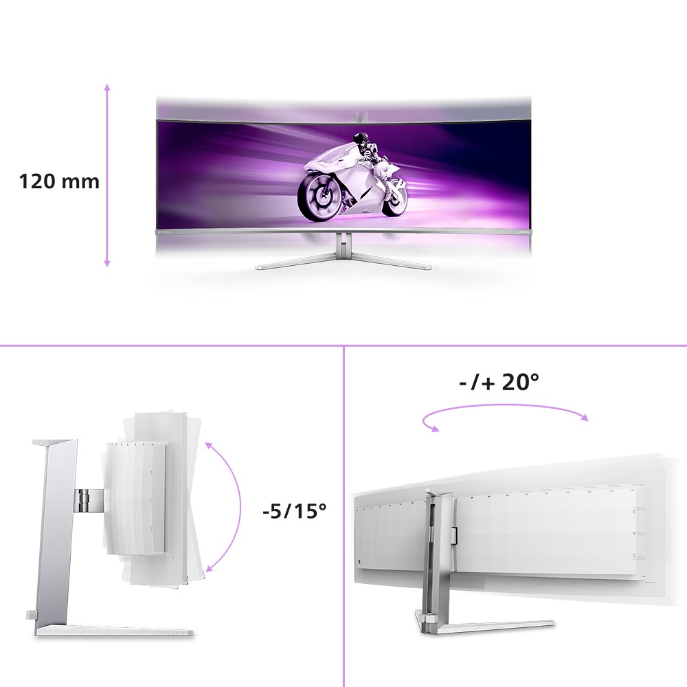 Philips Evnia 8000 49M2C8900L/00 Computerbildschir rechts