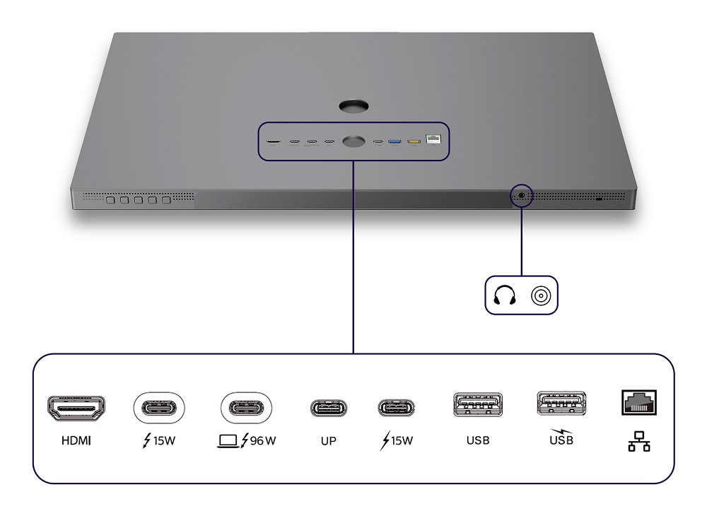 Philips Brilliance 27E3U7903/00 Computerbildschirm rechts