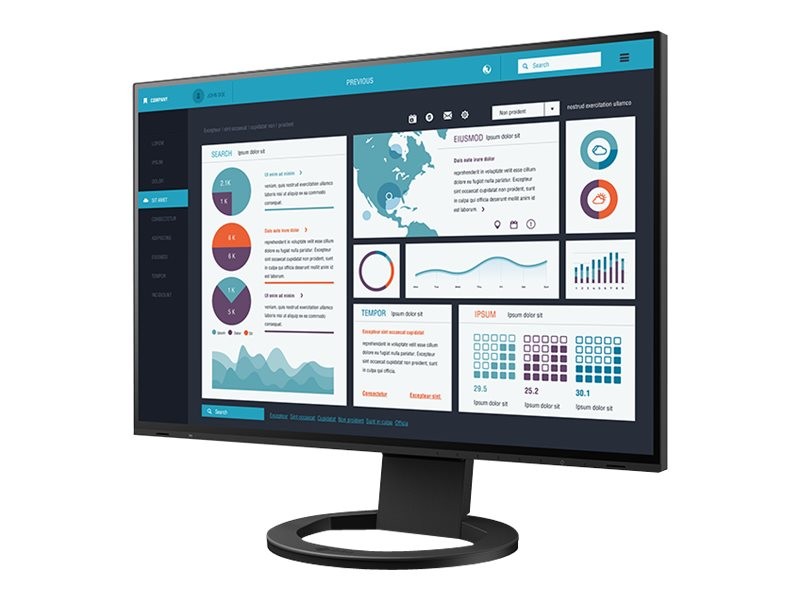 EIZO FlexScan EV2495-BK - Mit FlexStand - LED-Moni