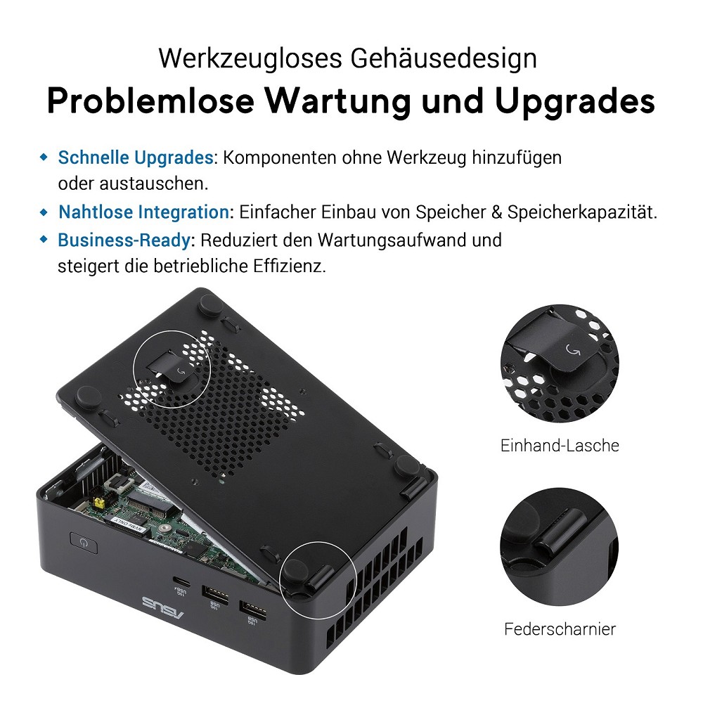 ASUS NUC 16 Pro Slim Mini PC RNUC16GDKW96C4N2 (Int rechts