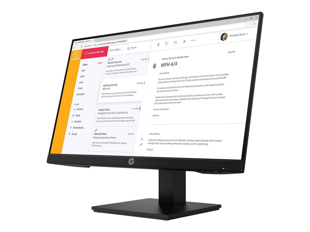 HP P24 G4 - P-Series - LED-Monitor - Full HD (1080 rechts