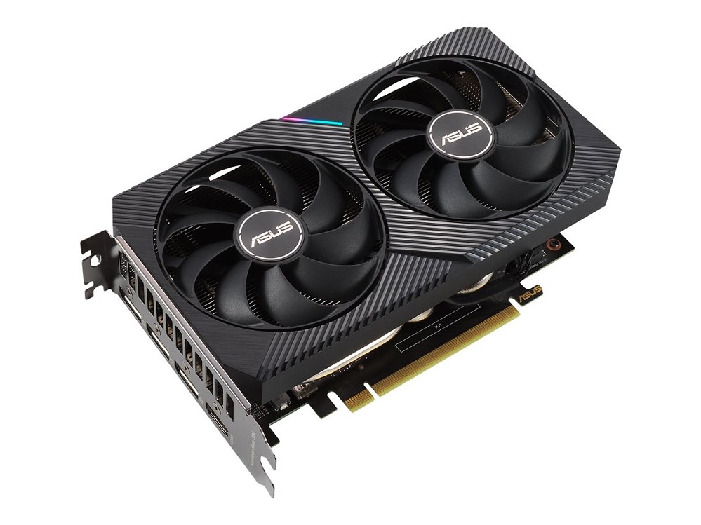 ASUS DUAL-RTX3060-O12G-V2 - OC Edition - Grafikkarte hinten