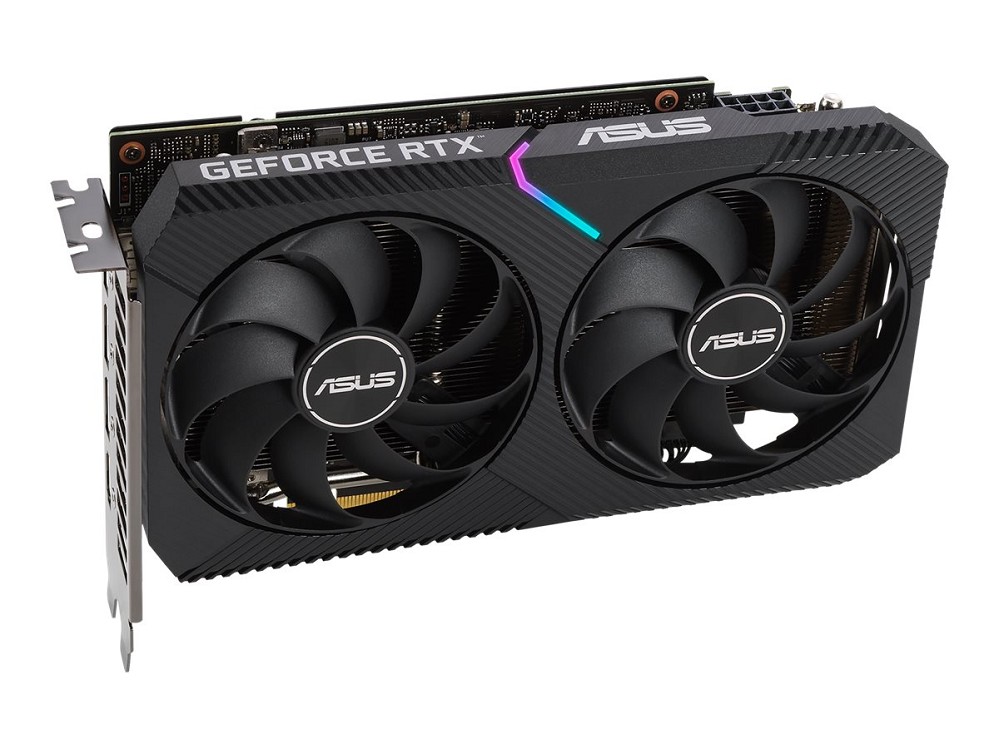 ASUS DUAL-RTX3060-O12G-V2 - OC Edition - Grafikkarte oben