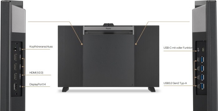 ASUS ProArt PA32DC - OLED-Monitor - 4K - 81.3 cm ( vorn rechts