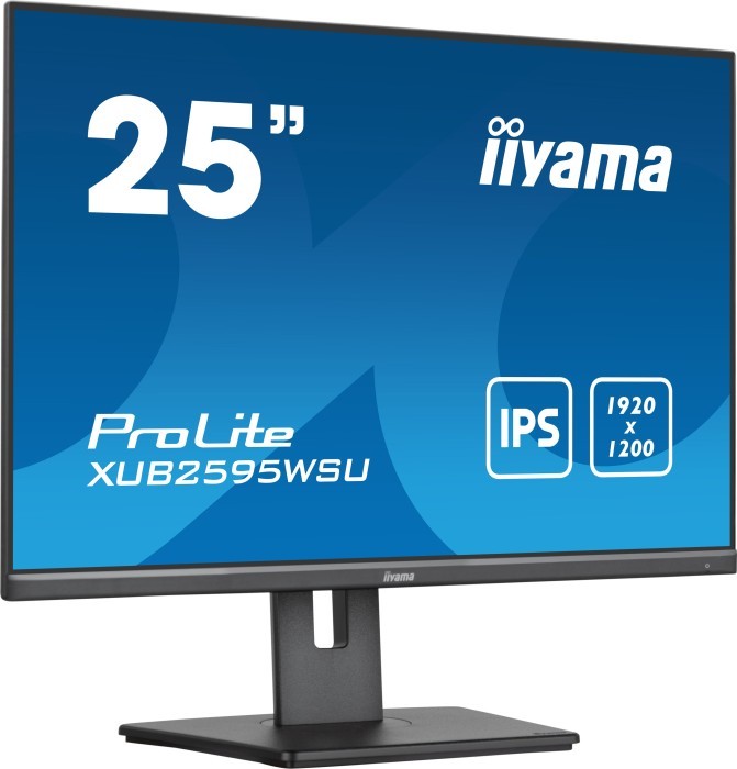 iiyama ProLite XUB2595WSU-B5, 25" hinten hinten