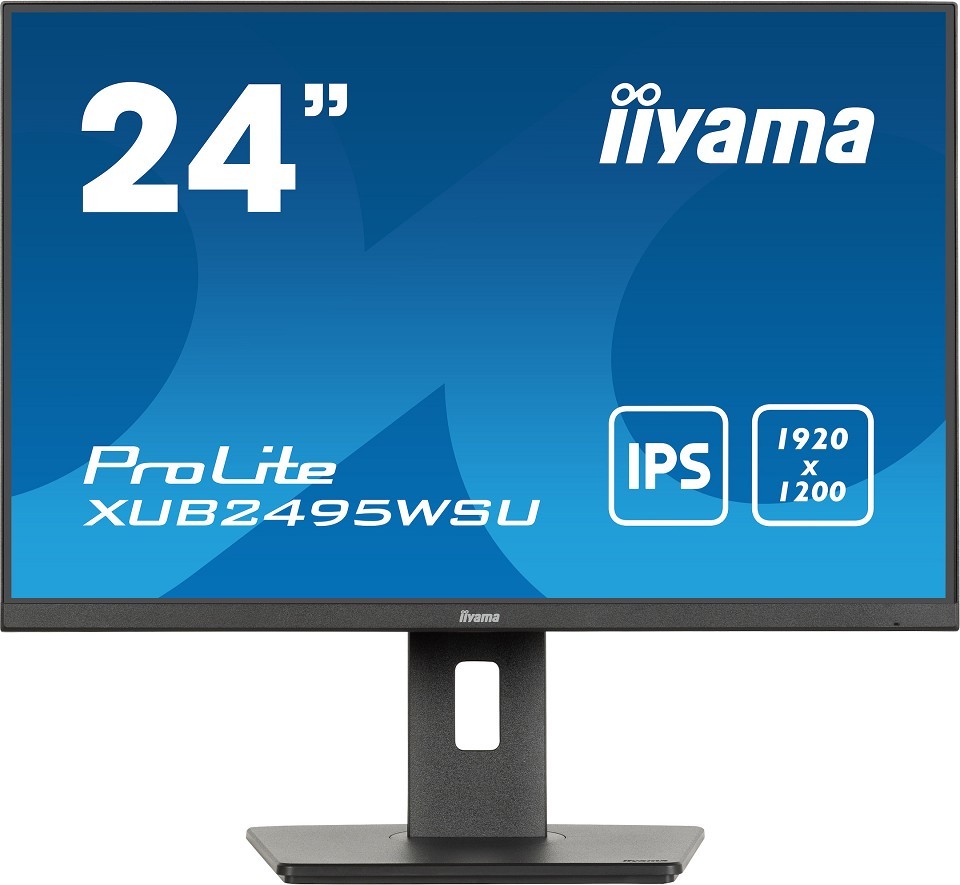 iiyama ProLite XUB2495WSU-B7, 24.1" hinten