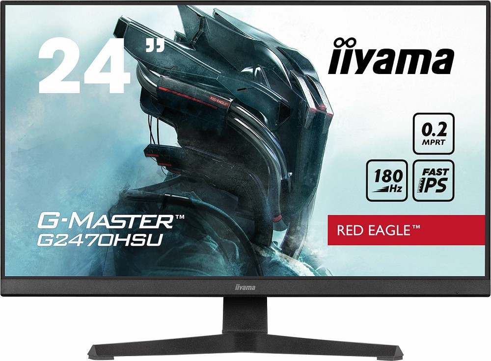 iiyama G-MASTER G2470HSU-B6 Computerbildschirm 60, hinten