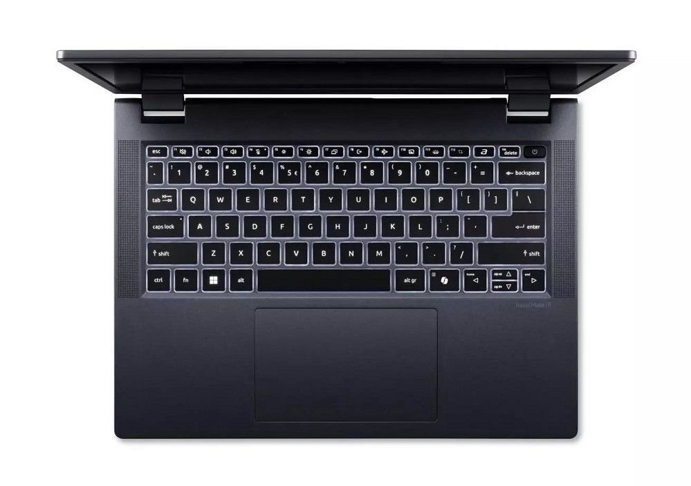 Acer TravelMate P4 TMP414-42-TCO-R6KG, Slate Blue, hinten