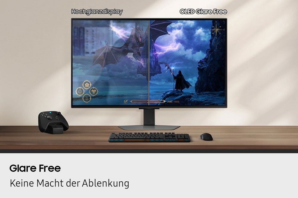 Samsung 32" Odyssey OLED G8 (G81SF) 4K 240 Hz Gami innen