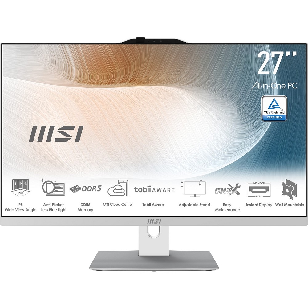 MSI Modern AM272P 1M-1236AT Intel Core 7 150U 68,6 hinten